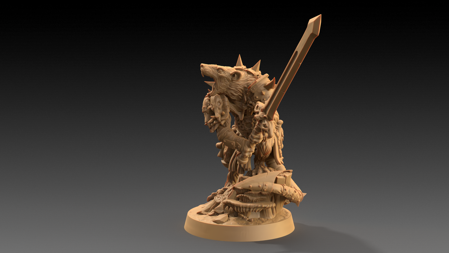 Skarn, The Rat Lord | D&D Miniature