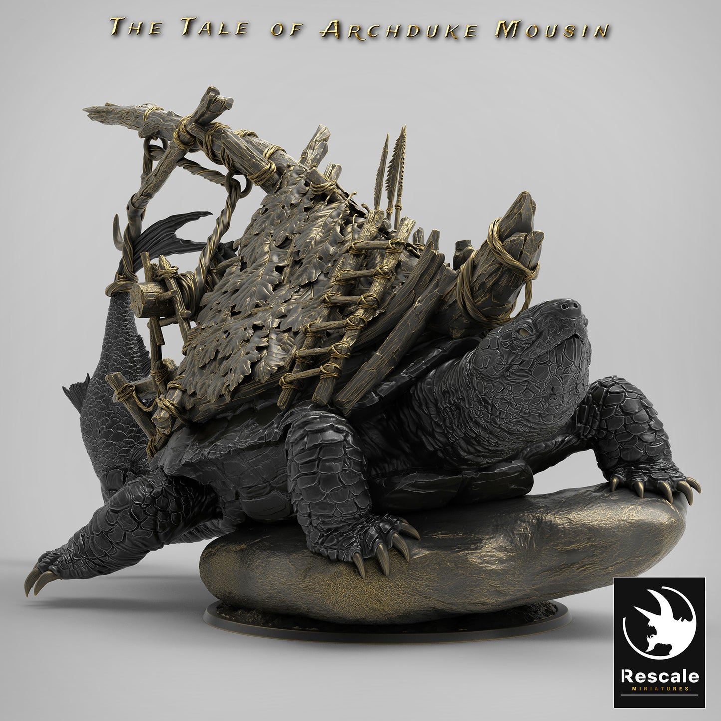 Giant Turtle with Mice