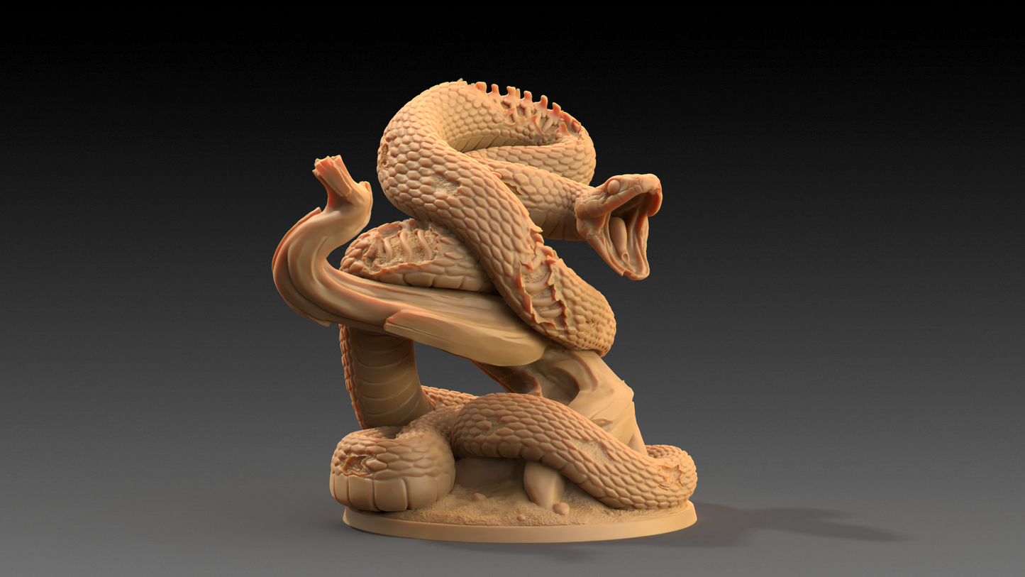 Undead Snake | D&D Miniature