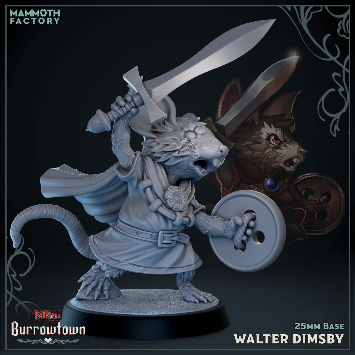 The Three Miceketeers | D&D Miniature