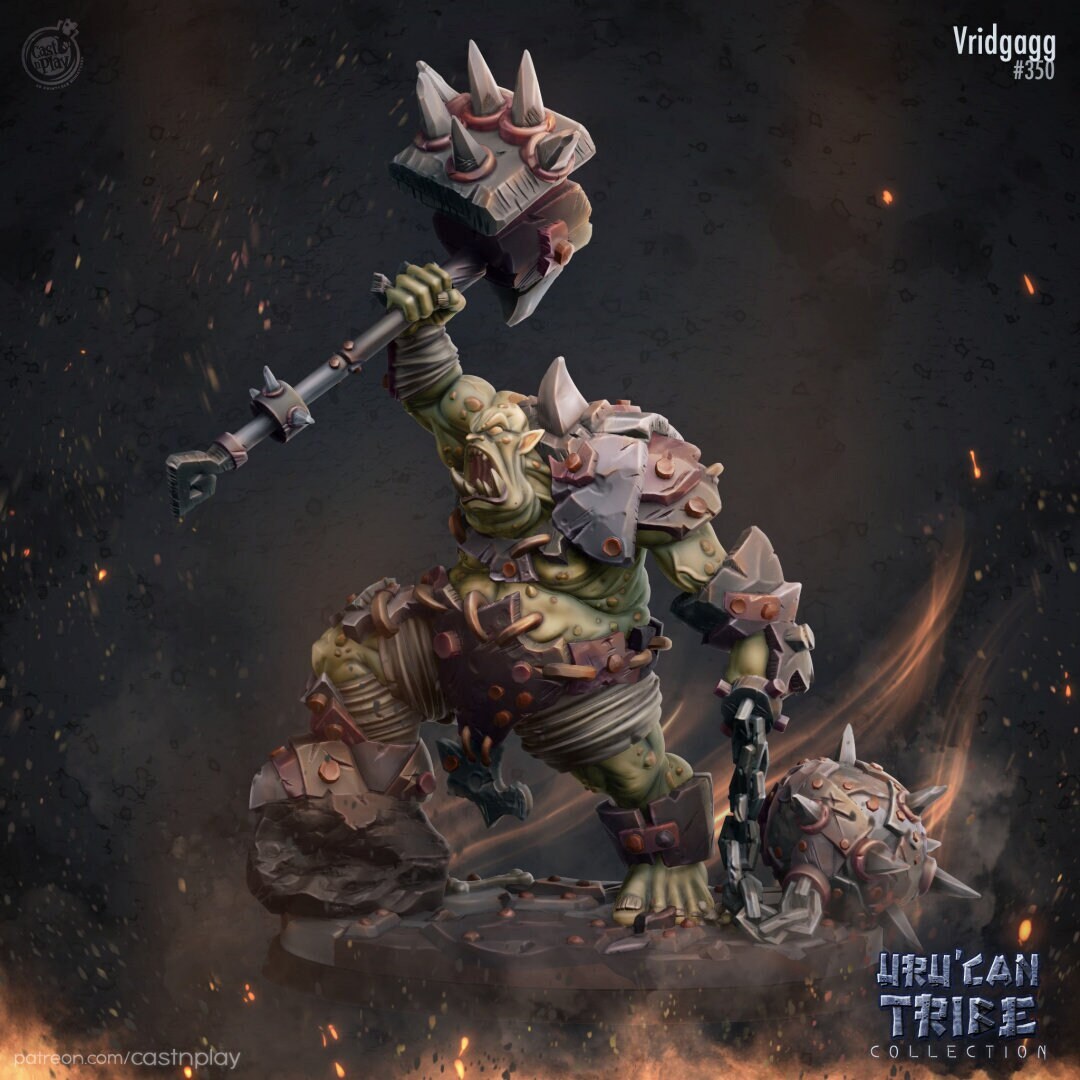 Vridgagg | RPG Miniature for Dungeons and Dragons|Pathfinder|Tabletop Wargaming | Miniature | Cast N Play