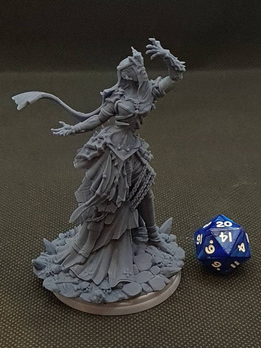 Queen of the Undying | RPG Miniature for Dungeons and Dragons|Pathfinder|Tabletop Wargaming | Miniature | Cast N Play