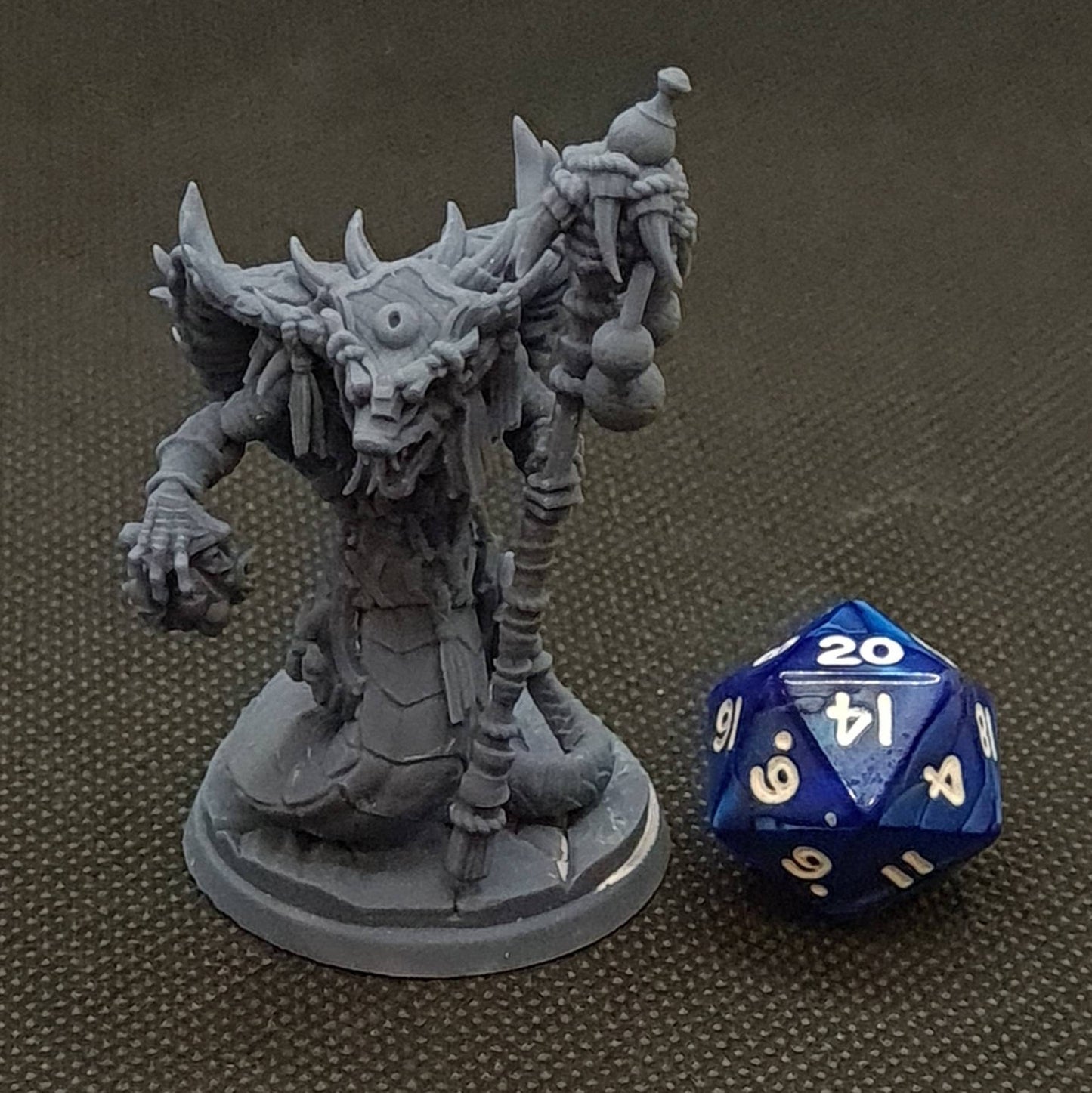 Yuddrakh Warlocks | RPG Miniature for Dungeons and Dragons|Pathfinder|Tabletop Wargaming | Humanoid Miniature | Cast N Play