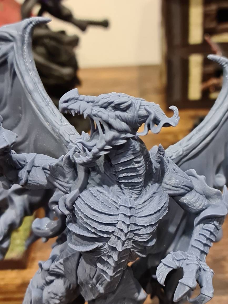 Dragon Specter | RPG Miniature for Dungeons and Dragons|Pathfinder|Tabletop Wargaming | Dragon Miniature | Cast N Play