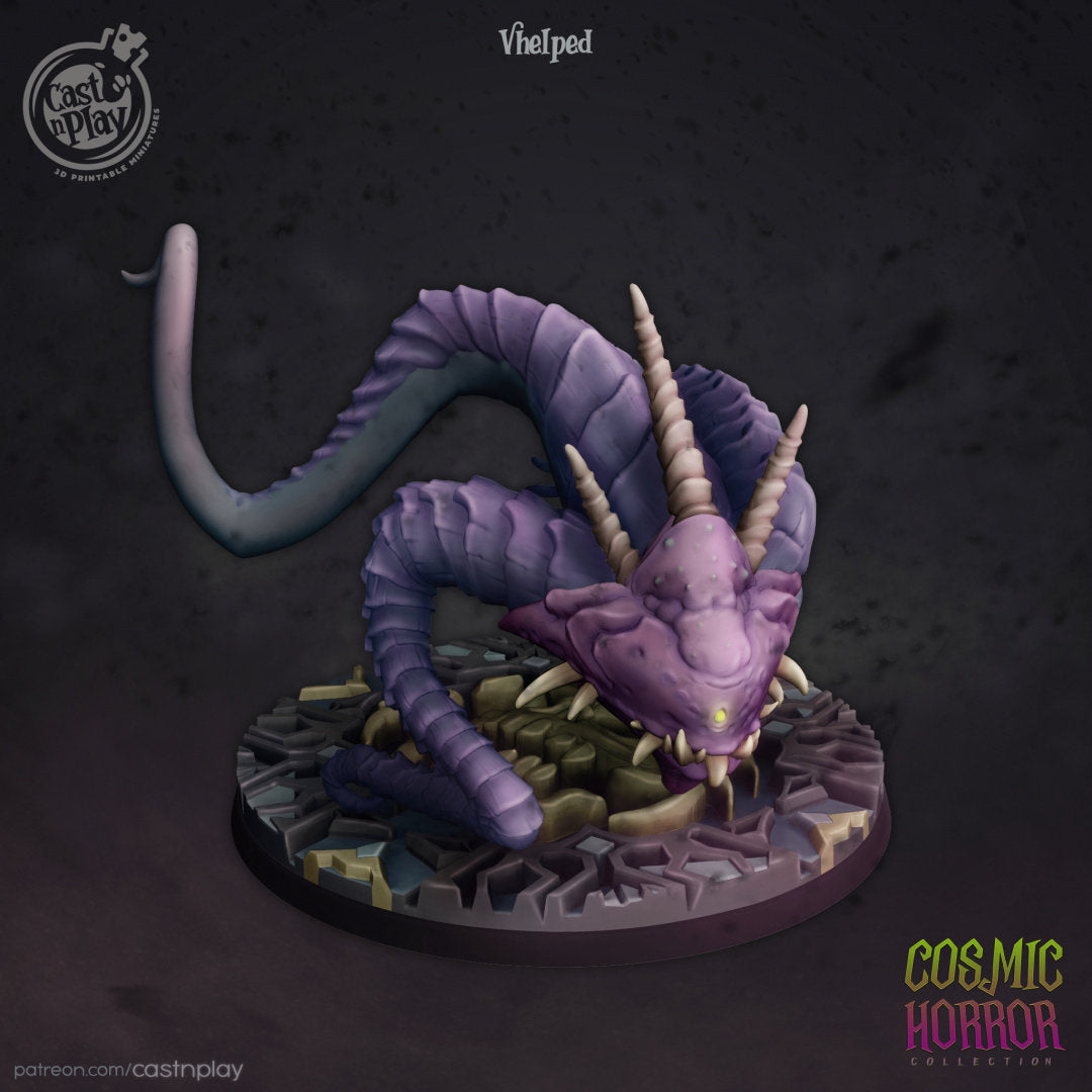Vhelped | RPG Miniature for Dungeons and Dragons|Pathfinder|Tabletop Wargaming | Demon Miniature | Cast N Play
