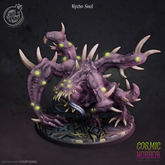 Nyzo Soul | RPG Miniature for Dungeons and Dragons|Pathfinder|Tabletop Wargaming | Demon Miniature | Cast N Play