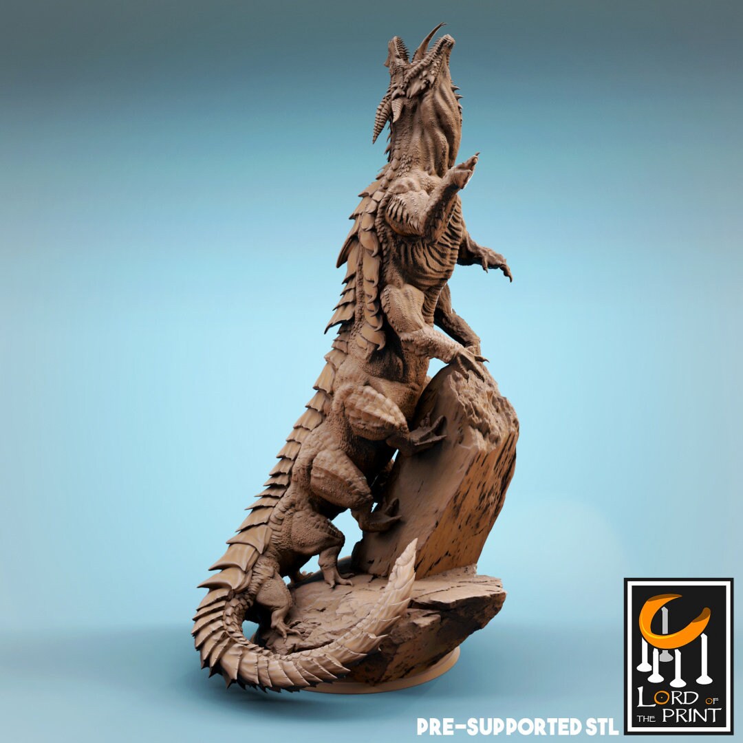 Adult Behir | RPG Miniature for Dungeons and Dragons|Pathfinder|Tabletop Wargaming | Monster Miniature | Lord of the Print