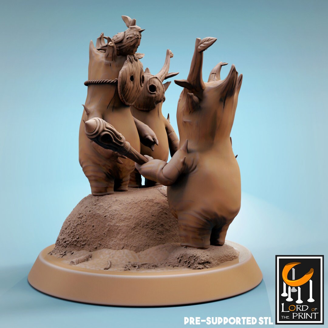 Forest Spirits | RPG Miniature for Dungeons and Dragons|Pathfinder|Tabletop | Fey Miniature | Lord of the Print
