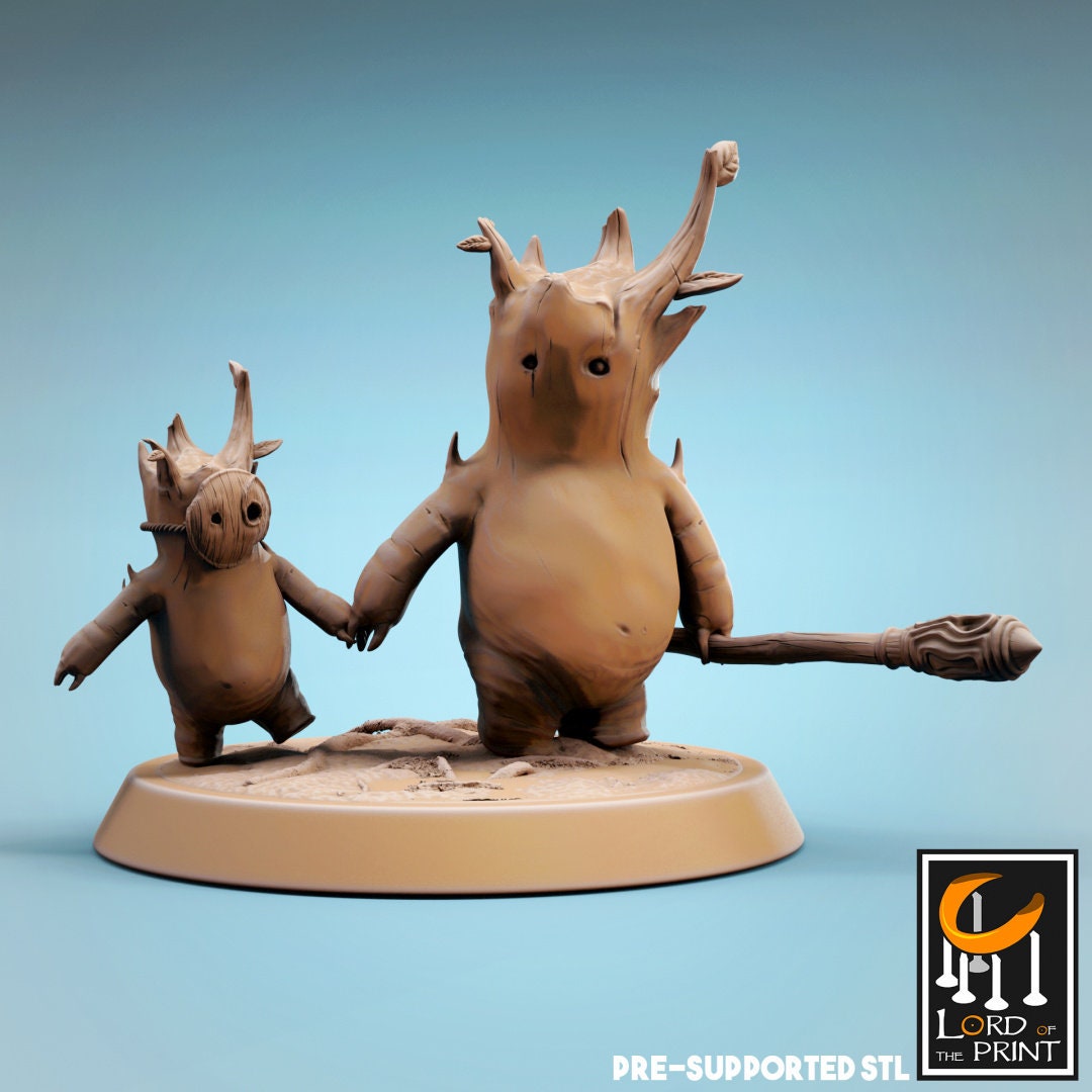 Forest Spirits | RPG Miniature for Dungeons and Dragons|Pathfinder|Tabletop | Fey Miniature | Lord of the Print