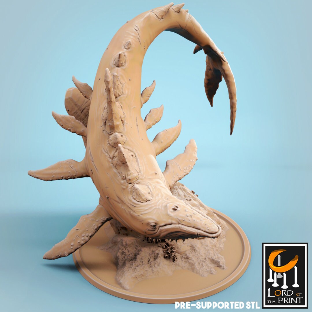 Bearded Whales | RPG Miniature for Dungeons and Dragons|Pathfinder|Tabletop Wargaming | Mounted Miniature | Lord of the Print