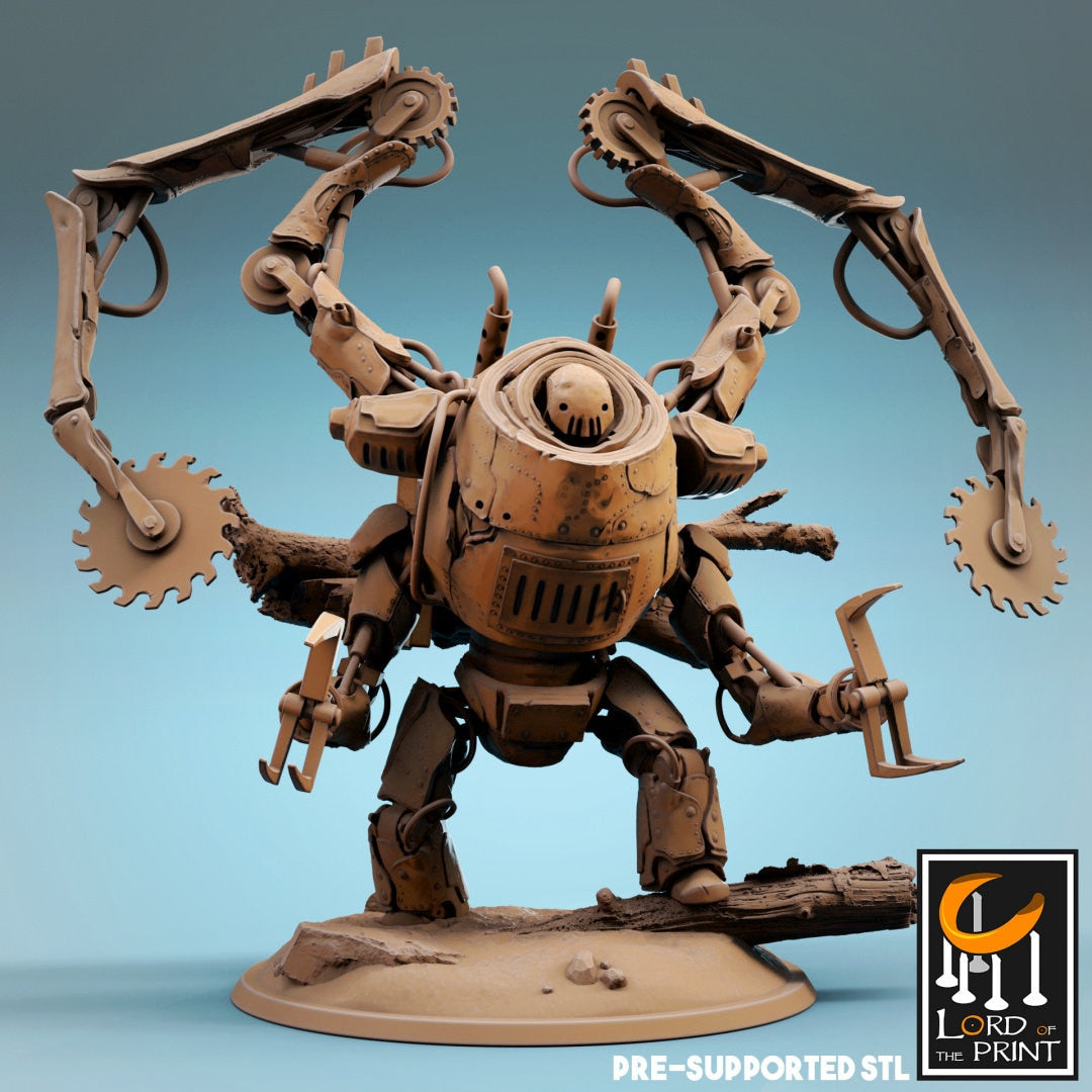 Great Cutter | RPG Miniature for Dungeons and Dragons|Pathfinder|Tabletop Wargaming | Construct Miniature | Lord of the Print