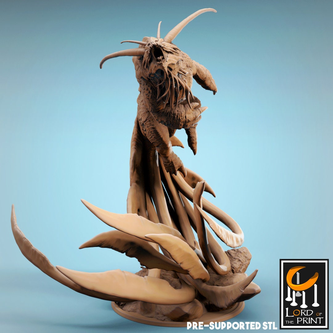 Kraken Ship-Breaker | RPG Miniature for Dungeons and Dragons|Pathfinder|Tabletop Wargaming | Monster Miniature | Lord of the Print