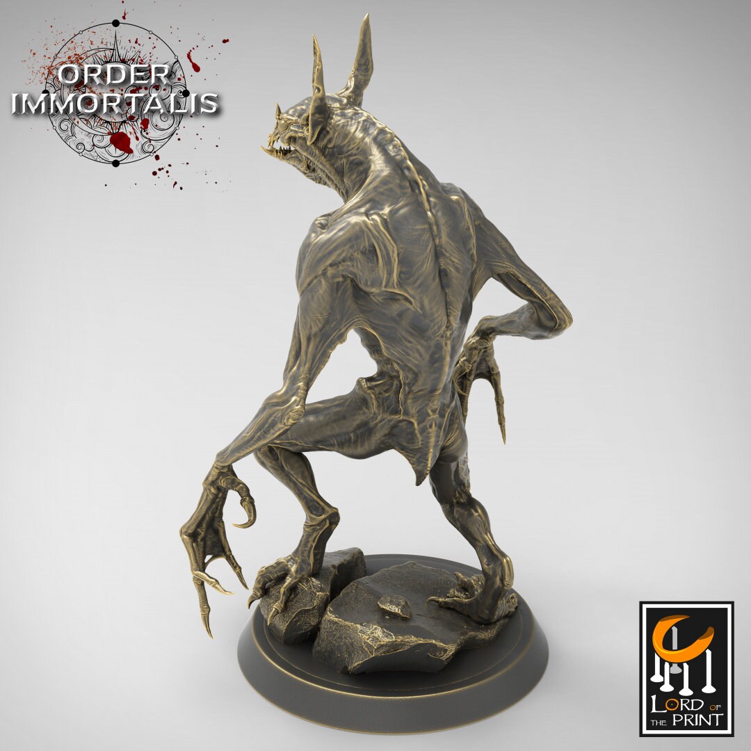 Imperfect Vampire | RPG Miniature for Dungeons and Dragons|Pathfinder|Tabletop Wargaming | Vampire Miniature | Lord of the Print