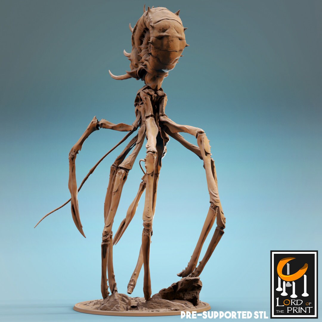 Crab Wader | RPG Miniature for Dungeons and Dragons|Pathfinder|Tabletop Wargaming | Mounted Miniature | Lord of the Print
