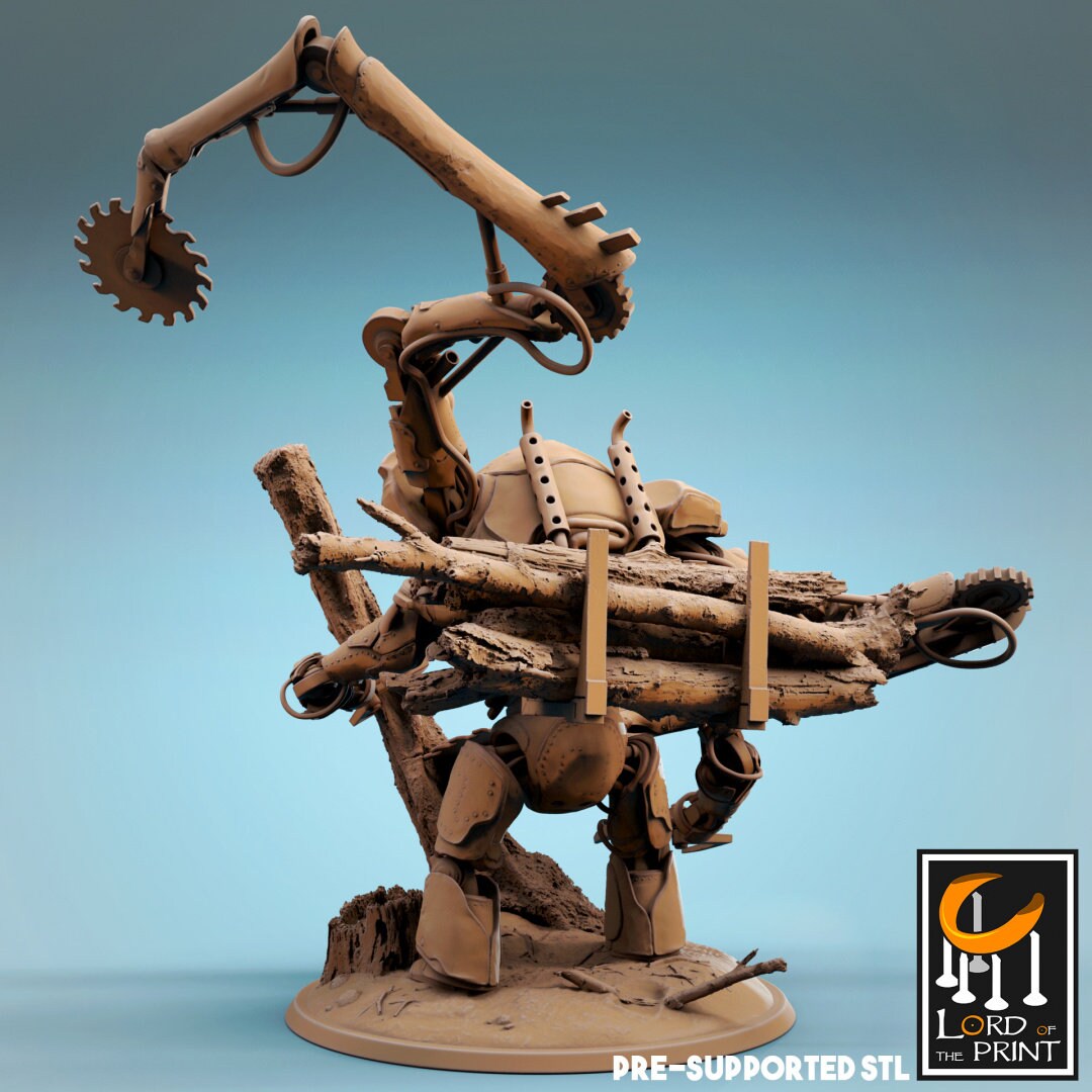 Great Cutter | RPG Miniature for Dungeons and Dragons|Pathfinder|Tabletop Wargaming | Construct Miniature | Lord of the Print