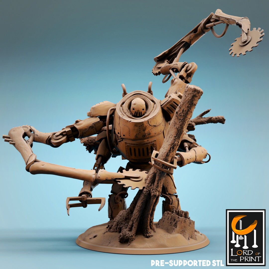 Great Cutter | RPG Miniature for Dungeons and Dragons|Pathfinder|Tabletop Wargaming | Construct Miniature | Lord of the Print