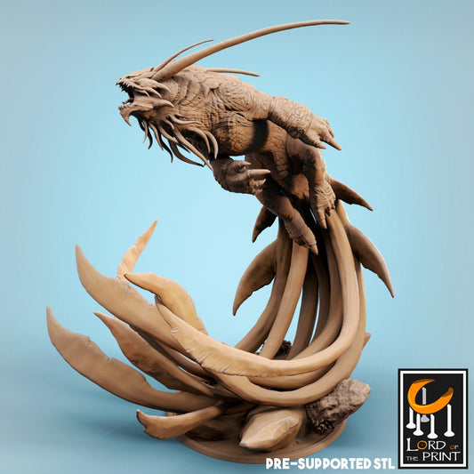 Kraken Ship-Breaker | RPG Miniature for Dungeons and Dragons|Pathfinder|Tabletop Wargaming | Monster Miniature | Lord of the Print