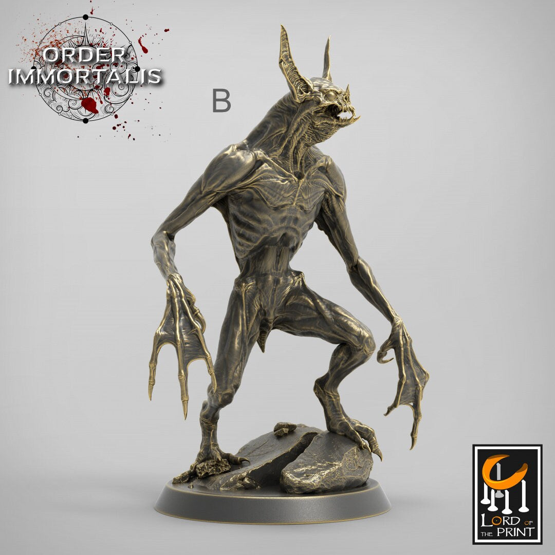Imperfect Vampire | RPG Miniature for Dungeons and Dragons|Pathfinder|Tabletop Wargaming | Vampire Miniature | Lord of the Print