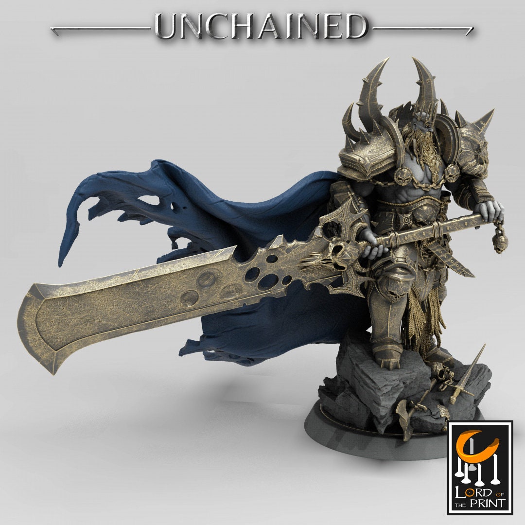King Olaf and Guards | RPG Miniature for Dungeons and Dragons|Pathfinder|Tabletop Wargaming | Humanoid Miniature | Lord of the Print
