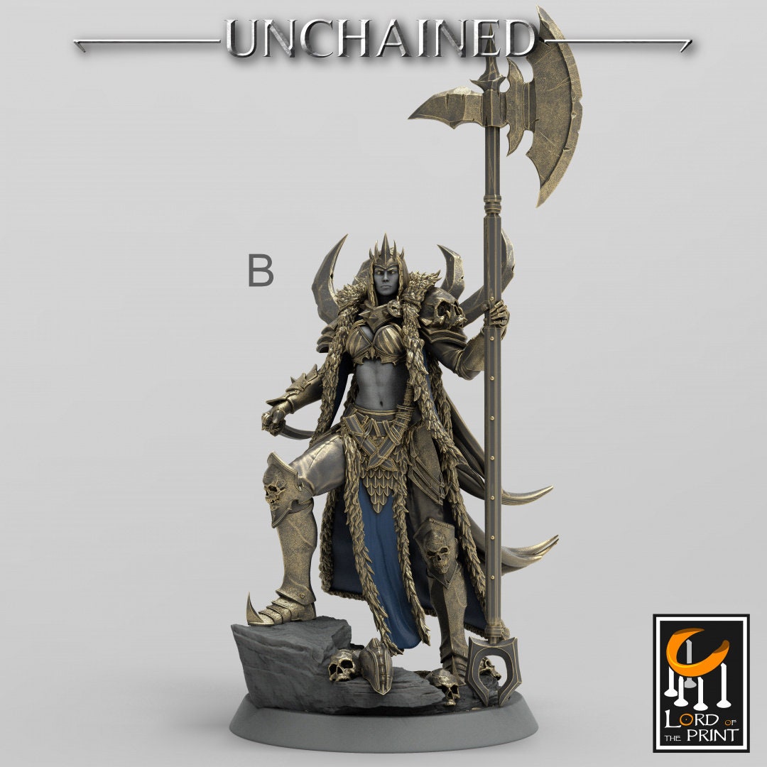 King Olaf and Guards | RPG Miniature for Dungeons and Dragons|Pathfinder|Tabletop Wargaming | Humanoid Miniature | Lord of the Print