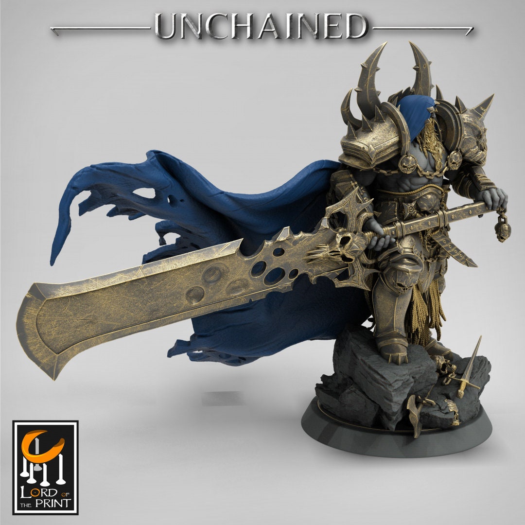 King Olaf and Guards | RPG Miniature for Dungeons and Dragons|Pathfinder|Tabletop Wargaming | Humanoid Miniature | Lord of the Print