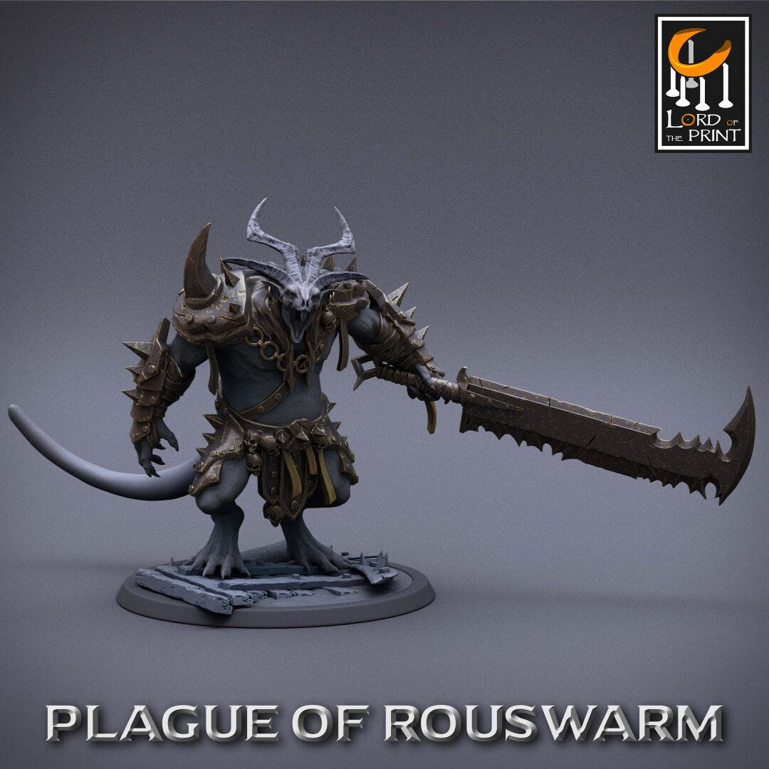 Heavy Rats | RPG Miniature for Dungeons and Dragons|Pathfinder|Tabletop Wargaming | Humanoid Miniature | Lord of the Print