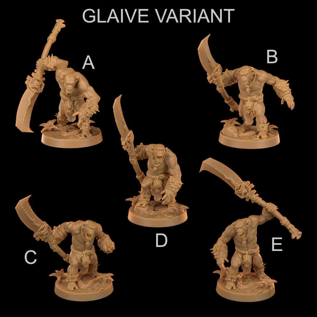 Bobokai Screamers | RPG Miniature for Dungeons and Dragons|Pathfinder|Tabletop Wargaming | Humanoid Miniature | Dragon Trappers Lodge