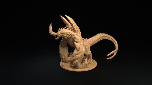 Inazu | RPG Miniature for Dungeons and Dragons|Pathfinder|Tabletop Wargaming | Dragon Miniature | Dragon Trappers Lodge
