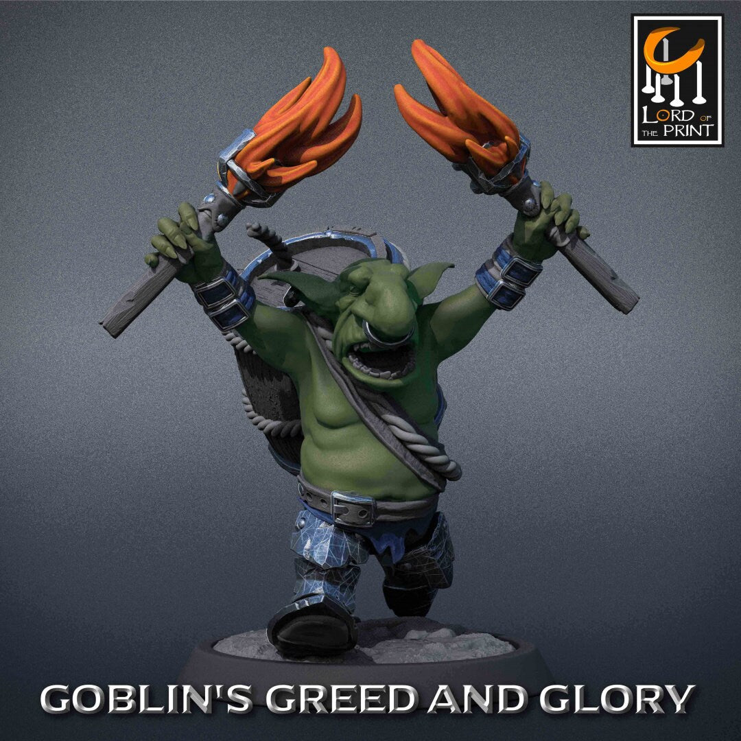 Goblin Sappers | RPG Miniature for Dungeons and Dragons|Pathfinder|Tabletop Wargaming | Goblin Miniature | Lord of the Print