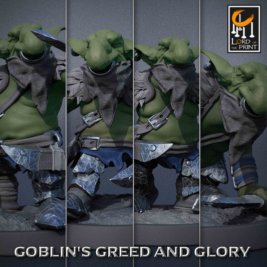Goblin Rogues | RPG Miniature for Dungeons and Dragons|Pathfinder|Tabletop Wargaming | Goblin Miniature | Lord of the Print