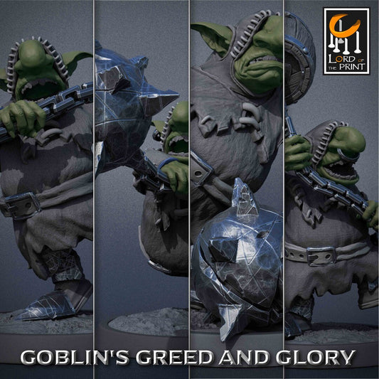 Goblin Monks B | RPG Miniature for Dungeons and Dragons|Pathfinder|Tabletop Wargaming | Goblin Miniature | Lord of the Print