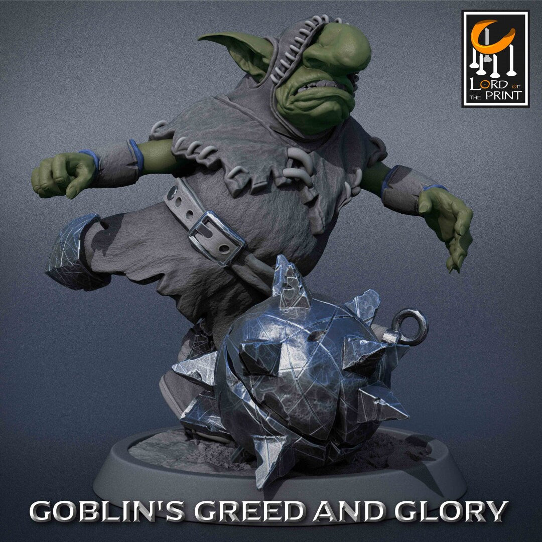 Goblin Monks B | RPG Miniature for Dungeons and Dragons|Pathfinder|Tabletop Wargaming | Goblin Miniature | Lord of the Print