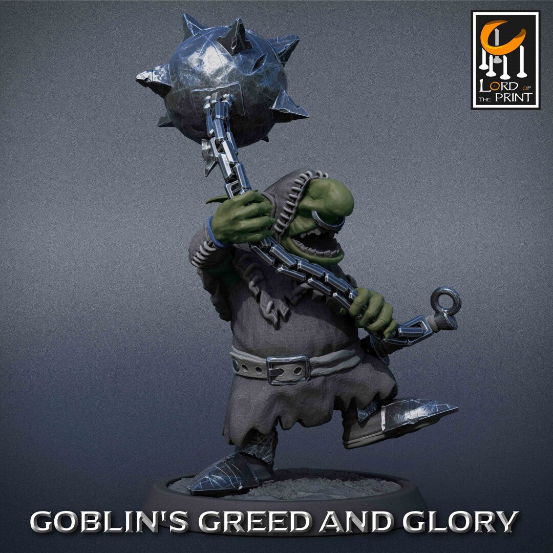 Goblin Monks B | RPG Miniature for Dungeons and Dragons|Pathfinder|Tabletop Wargaming | Goblin Miniature | Lord of the Print