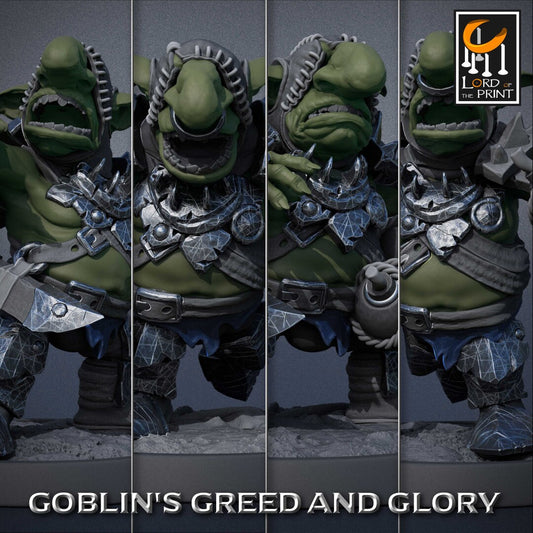 Goblin Alchemists | RPG Miniature for Dungeons and Dragons|Pathfinder|Tabletop Wargaming | Goblin Miniature | Lord of the Print