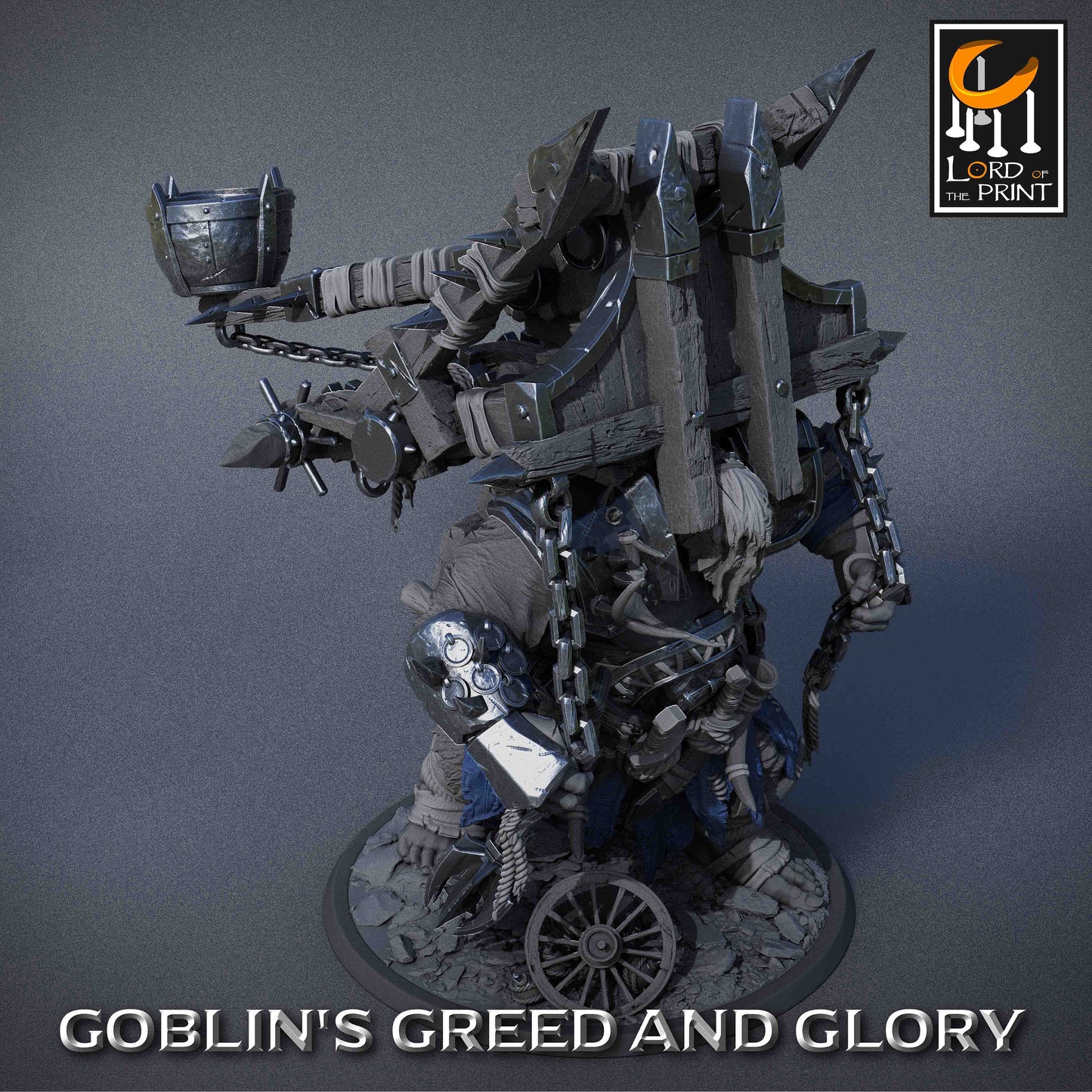 Ogres | RPG Miniature for Dungeons and Dragons|Pathfinder|Tabletop Wargaming | Ogre Miniature | Lord of the Print