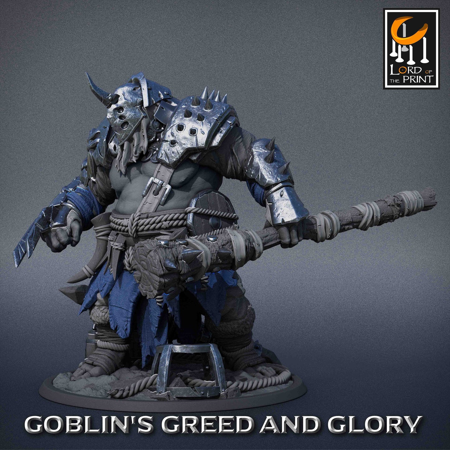 Ogres | RPG Miniature for Dungeons and Dragons|Pathfinder|Tabletop Wargaming | Ogre Miniature | Lord of the Print