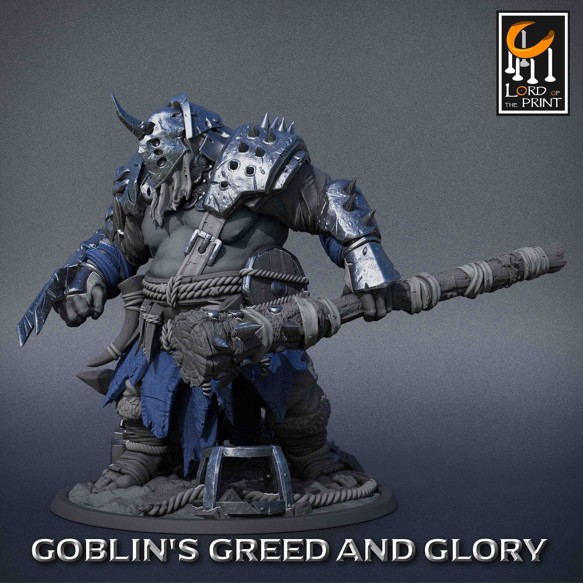 Ogres | RPG Miniature for Dungeons and Dragons|Pathfinder|Tabletop Wargaming | Ogre Miniature | Lord of the Print