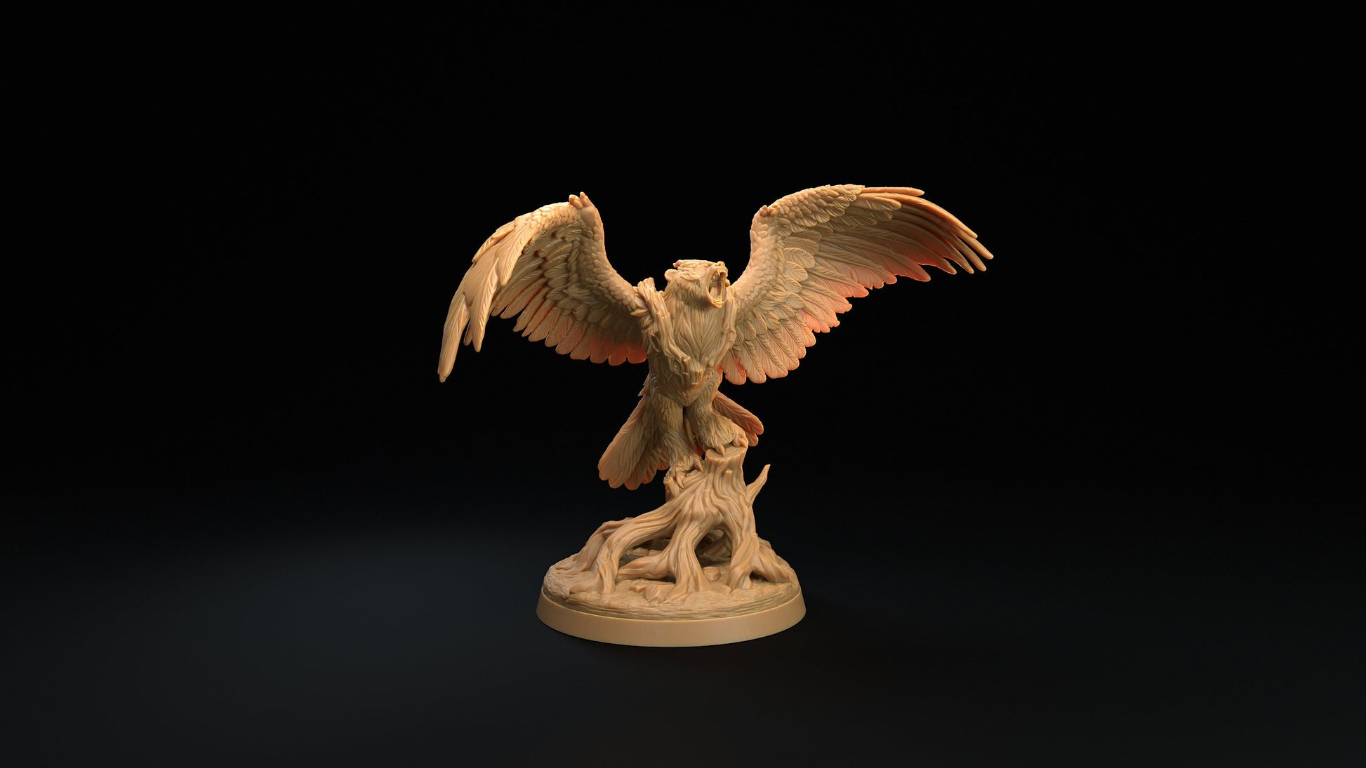 Bear Owl | RPG Miniature for Dungeons and Dragons|Pathfinder|Tabletop Wargaming | Monster Miniature | Dragon Trappers Lodge