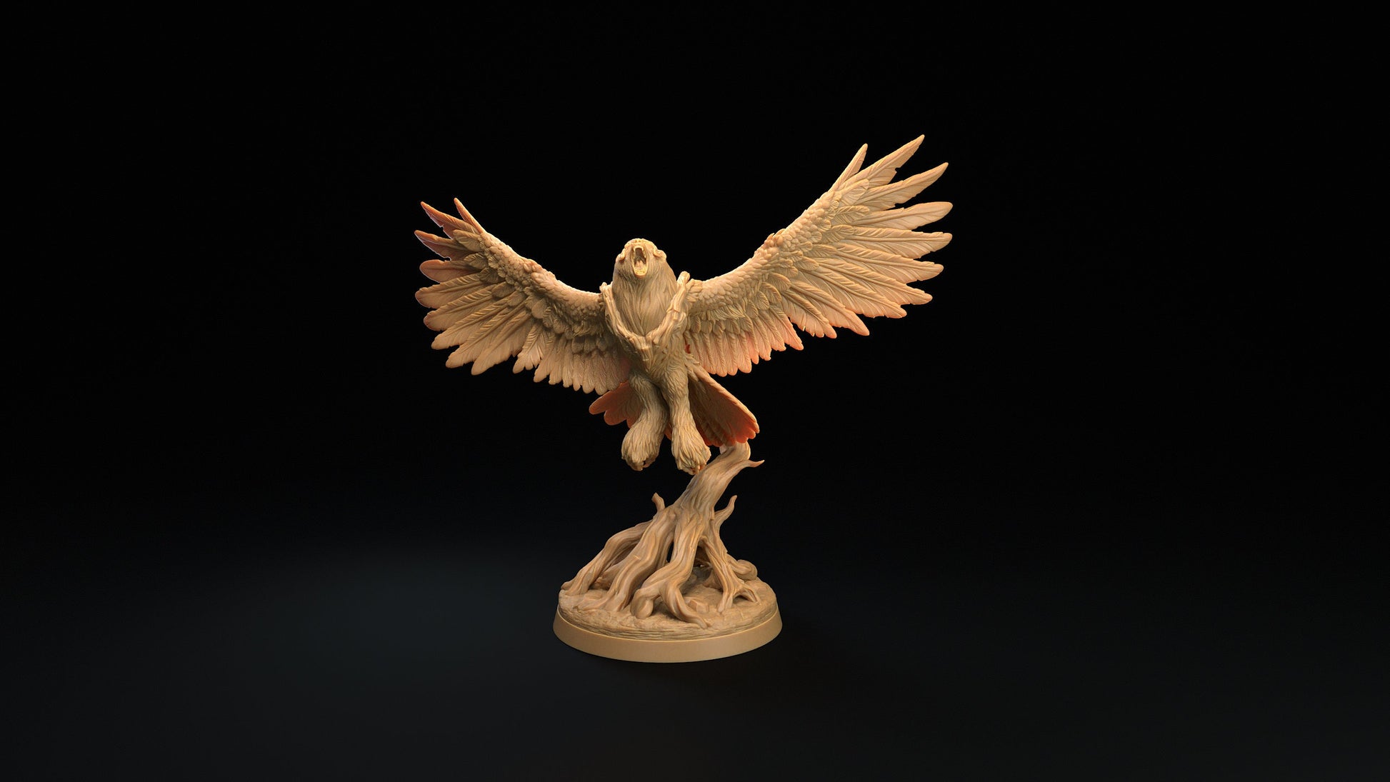 Bear Owl | RPG Miniature for Dungeons and Dragons|Pathfinder|Tabletop Wargaming | Monster Miniature | Dragon Trappers Lodge