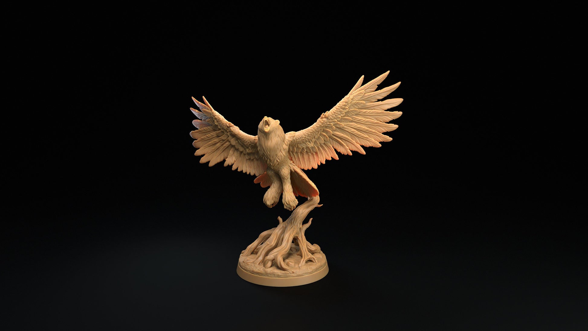 Bear Owl | RPG Miniature for Dungeons and Dragons|Pathfinder|Tabletop Wargaming | Monster Miniature | Dragon Trappers Lodge