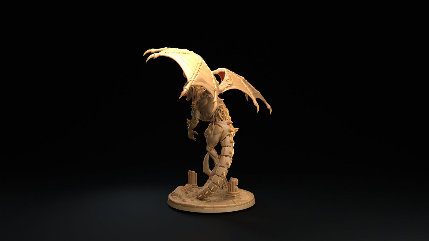 Draco Inevitis | RPG Miniature for Dungeons and Dragons|Pathfinder|Tabletop Wargaming | Dragon Miniature | Dragon Trappers Lodge