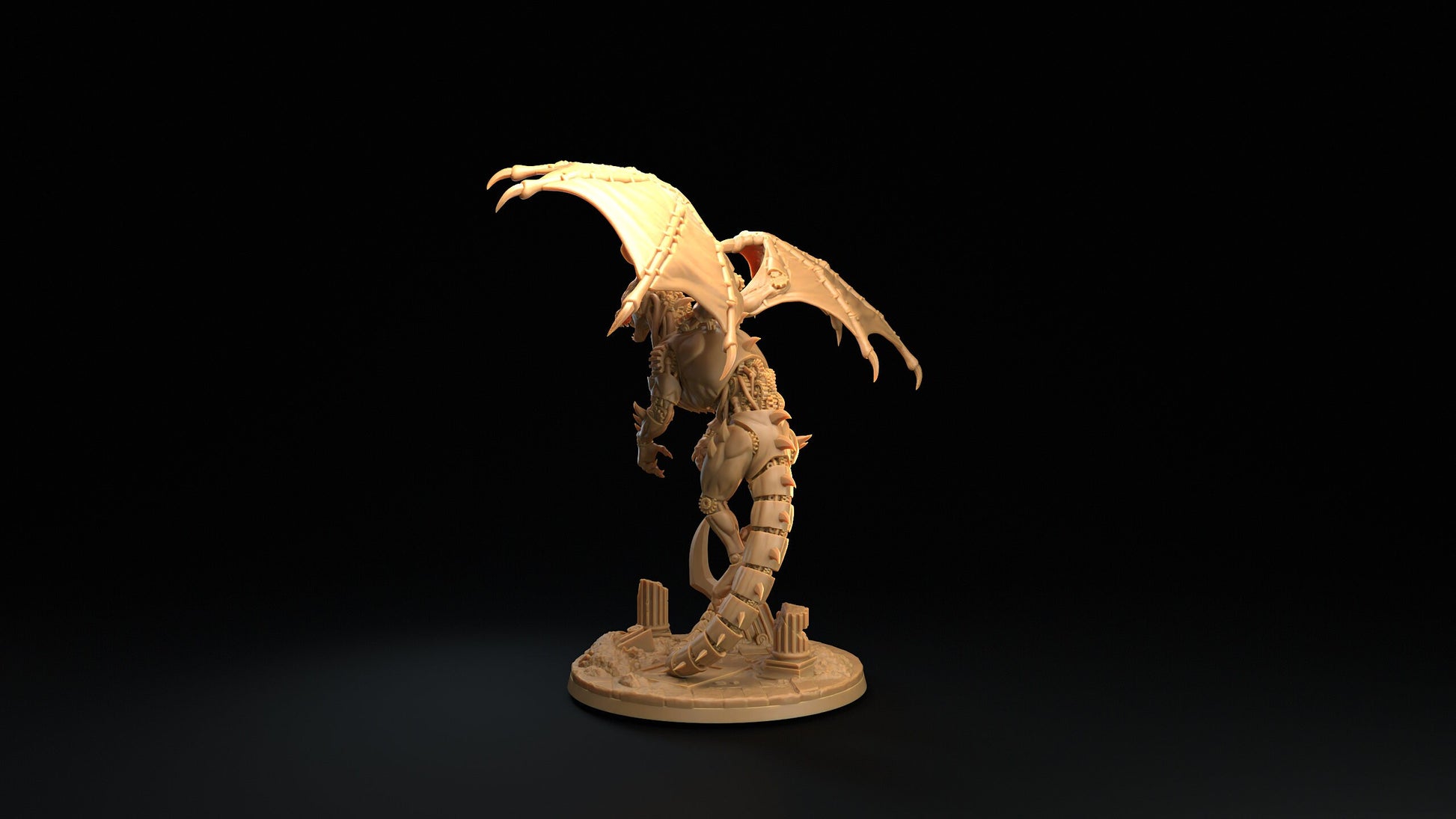 Draco Inevitis | RPG Miniature for Dungeons and Dragons|Pathfinder|Tabletop Wargaming | Dragon Miniature | Dragon Trappers Lodge