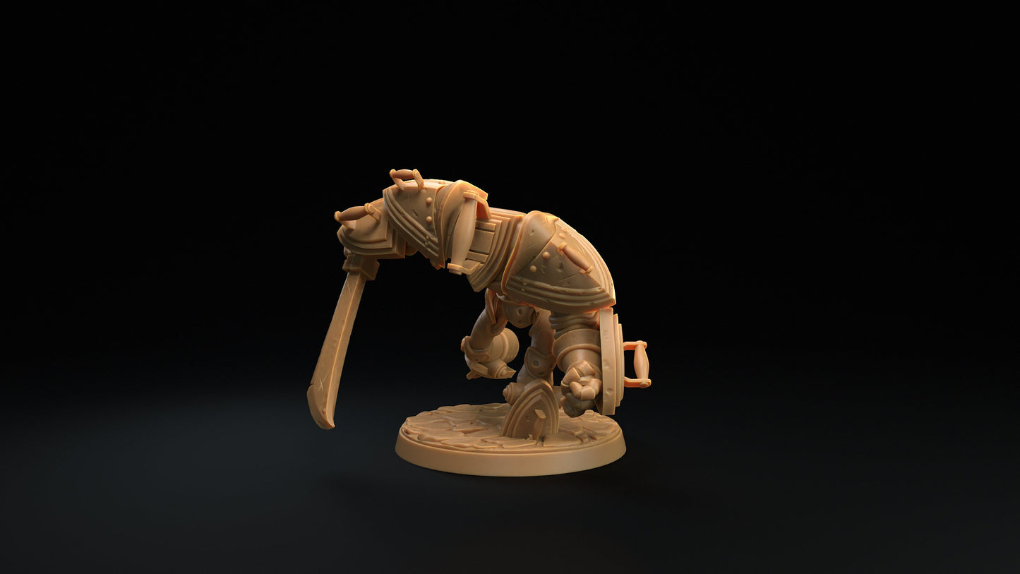 Iron Golem | RPG Miniature for Dungeons and Dragons|Pathfinder|Tabletop Wargaming | Monster Miniature | Dragon Trappers Lodge