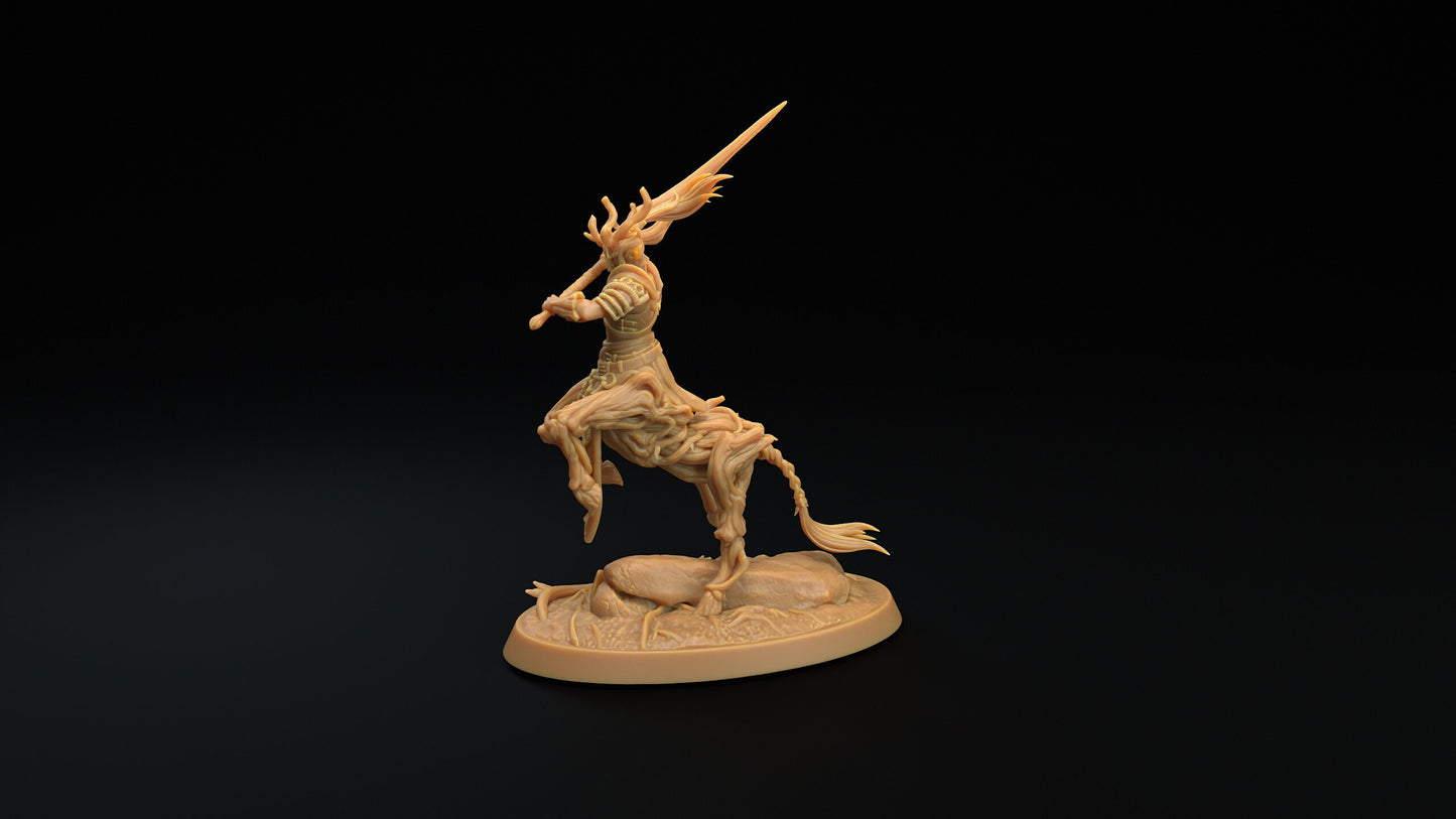 Centaur Chief | RPG Miniature for Dungeons and Dragons|Pathfinder|Tabletop Wargaming | Fey Miniature | Dragon Trappers Lodge