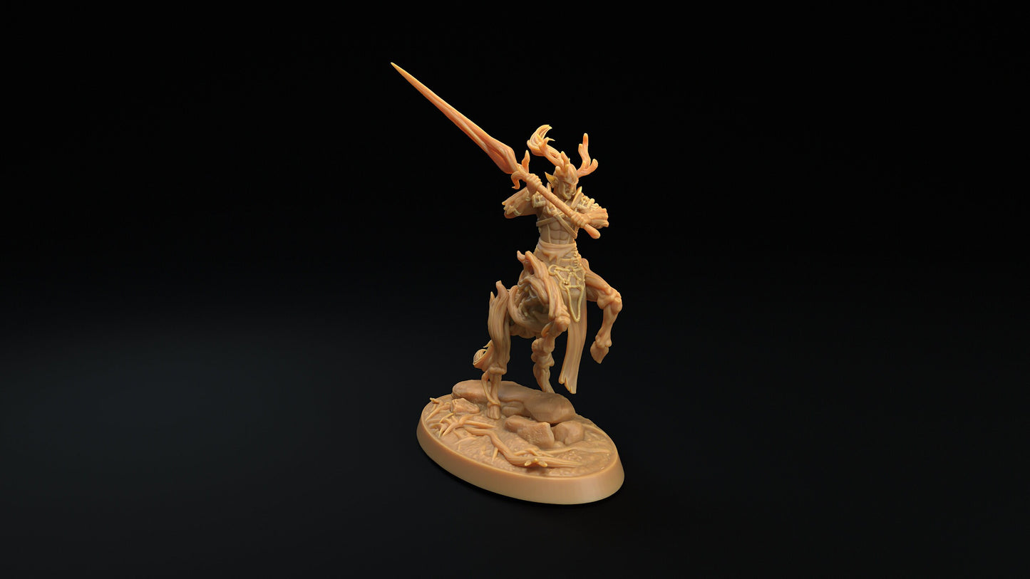 Centaur Chief | RPG Miniature for Dungeons and Dragons|Pathfinder|Tabletop Wargaming | Fey Miniature | Dragon Trappers Lodge