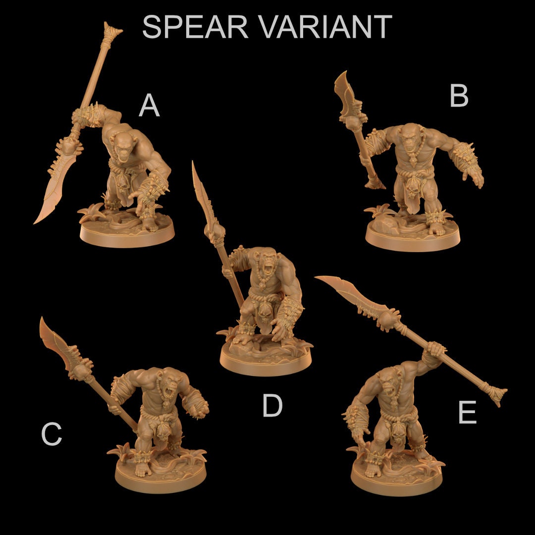 Bobokai Screamers | RPG Miniature for Dungeons and Dragons|Pathfinder|Tabletop Wargaming | Humanoid Miniature | Dragon Trappers Lodge