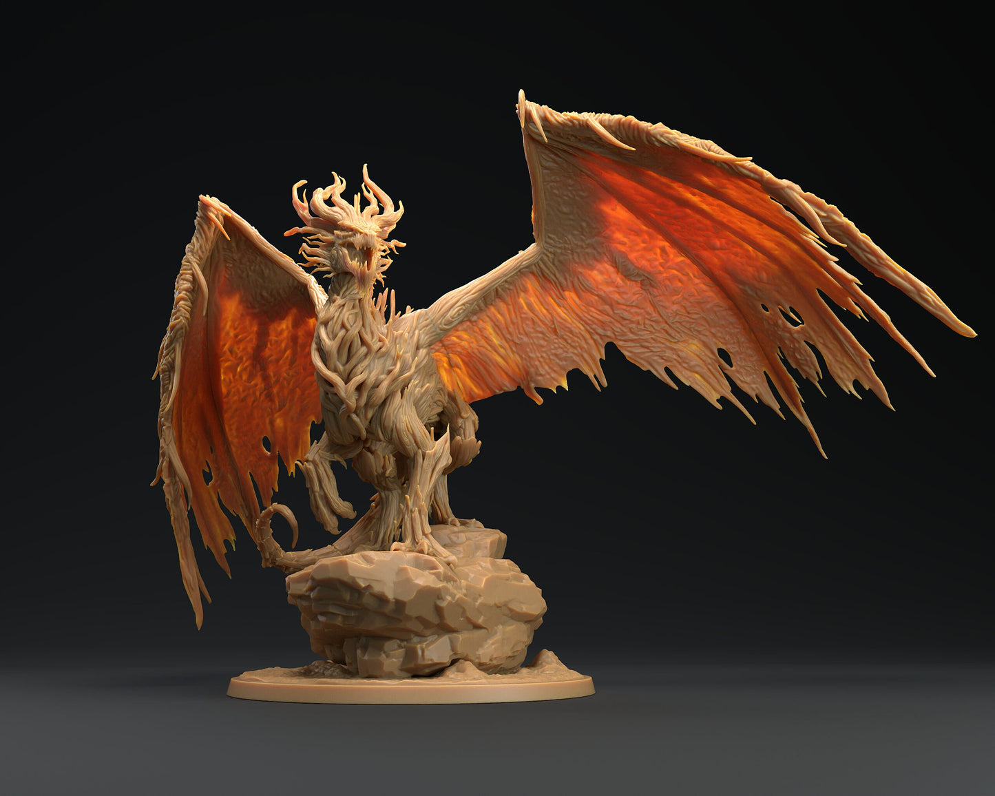 Dryagon | RPG Miniature for Dungeons and Dragons|Pathfinder|Tabletop Wargaming | Fey Miniature | Dragon Trappers Lodge