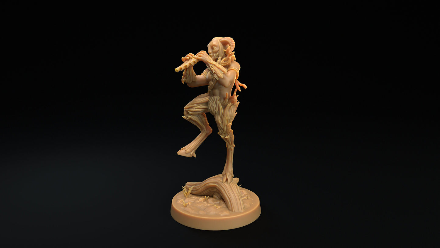 Faun Command Group | RPG Miniature for Dungeons and Dragons|Pathfinder|Tabletop Wargaming | Fey Miniature | Dragon Trappers Lodge