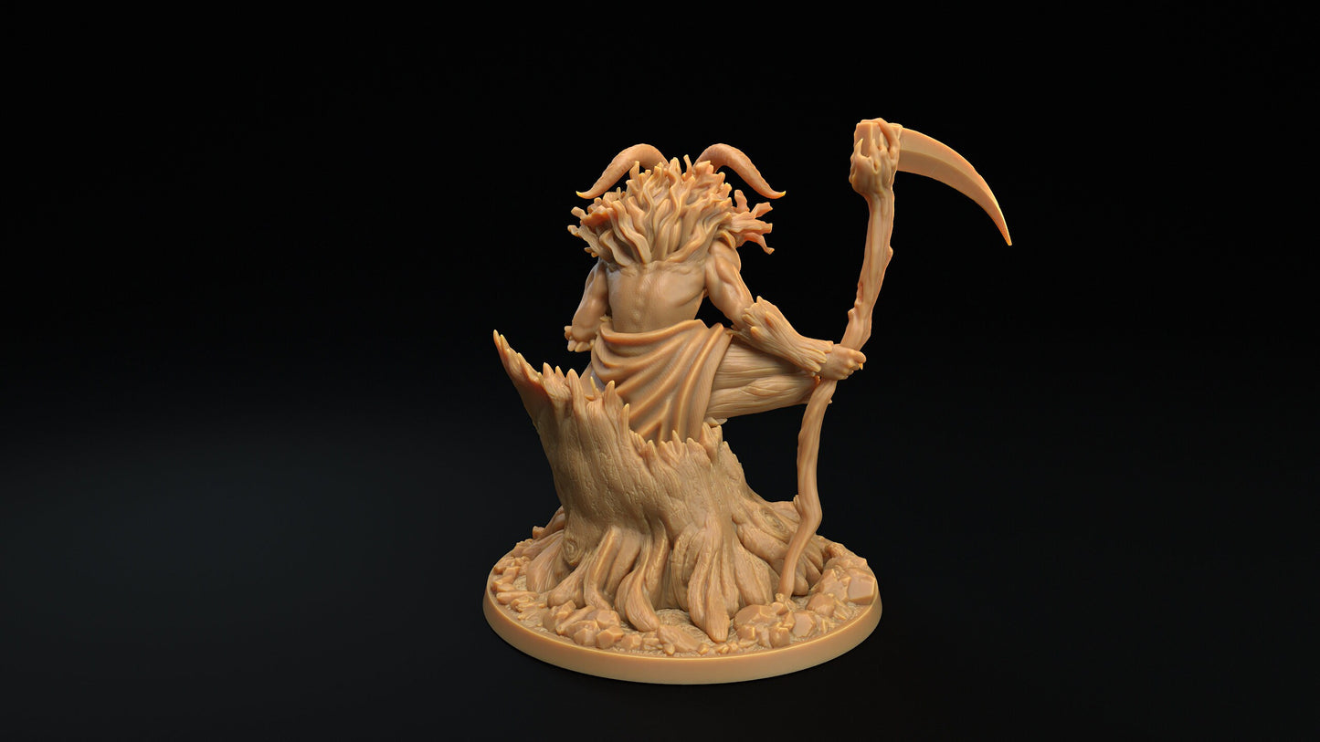 Pan, Faun Sire | RPG Miniature for Dungeons and Dragons|Pathfinder|Tabletop Wargaming | Fey Miniature | Dragon Trappers Lodge