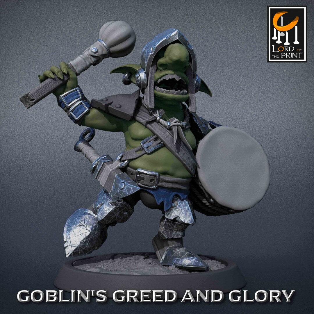 Goblin Support | RPG Miniature for Dungeons and Dragons|Pathfinder|Tabletop Wargaming | Goblin Miniature | Lord of the Print